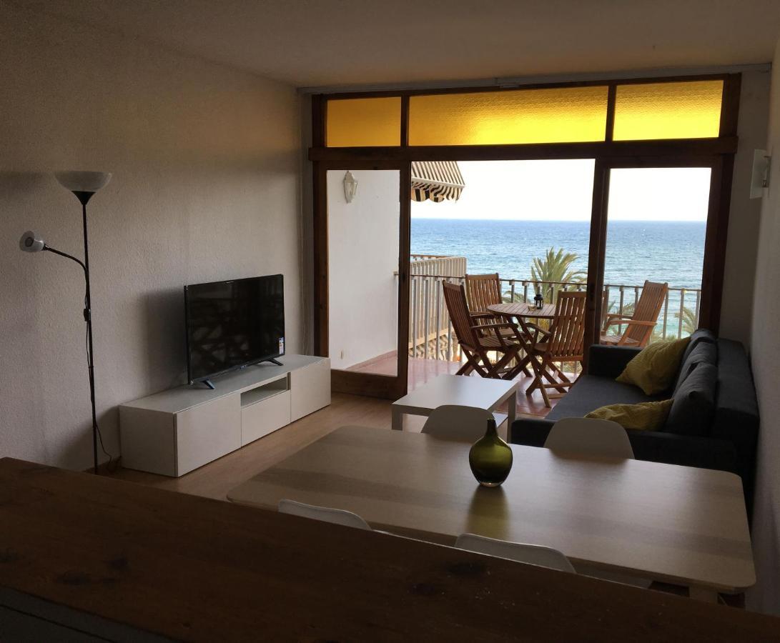 Apartamento Con Vistas Al Mar. Primera Linea De Playa. Aguadulce  Kültér fotó